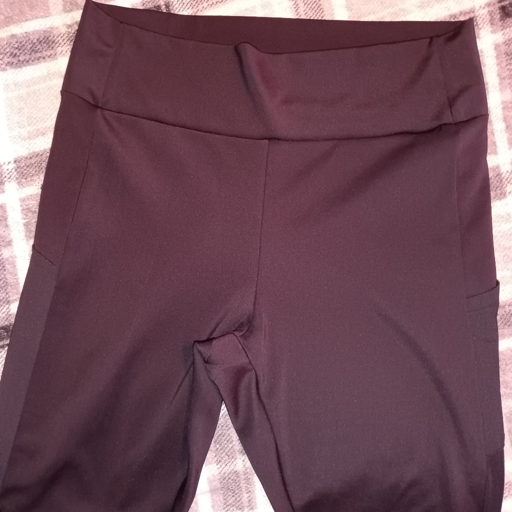 ADIDAS AeroReady Women's Black Mesh Panel Athletic Leggings Size XL - LIKE NEW!! - Picture 13 of 13